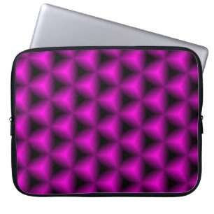 Abstrakter violetter geometrischer Hintergrund.abs Laptopschutzhülle