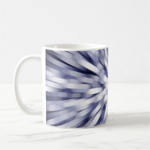 abstrakter violetter Hintergrund. Fraktal-Explosio Kaffeetasse
