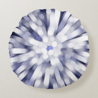 abstrakter violetter Hintergrund. Fraktal Explosio Rundes Kissen