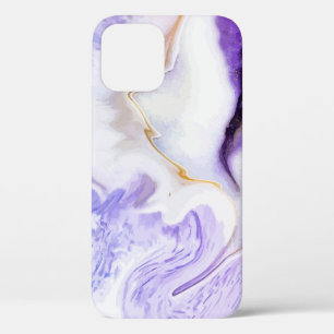 Abstrakter violetter Marmor Case-Mate iPhone Hülle