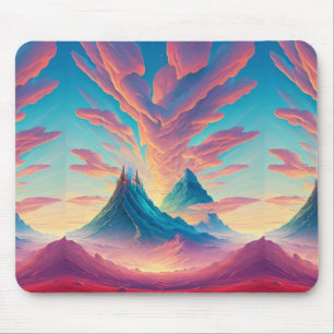 Abstrakter Vulkanaufgang Mousepad