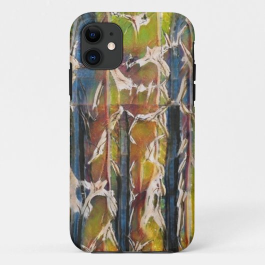 Abstrakter Wald durch Bäume Case-Mate iPhone Hülle (Rückseite)