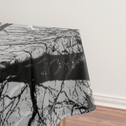 Abstrakter Wald "Farbe anpassen" Tischdecken (Beispiel)