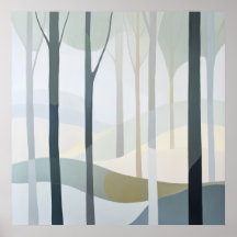 Abstrakter Wald im 🌲🌫️