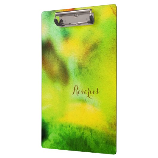 Abstrakter Waldträumer - Naturerlebnisse der Poesi Klemmbrett (Links)