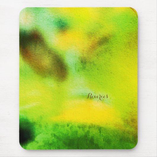 Abstrakter Waldträumer - Naturerlebnisse der Poesi Mousepad (Vorne)