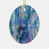 Abstrakter Wasserfall Keramikornament (Rechts)