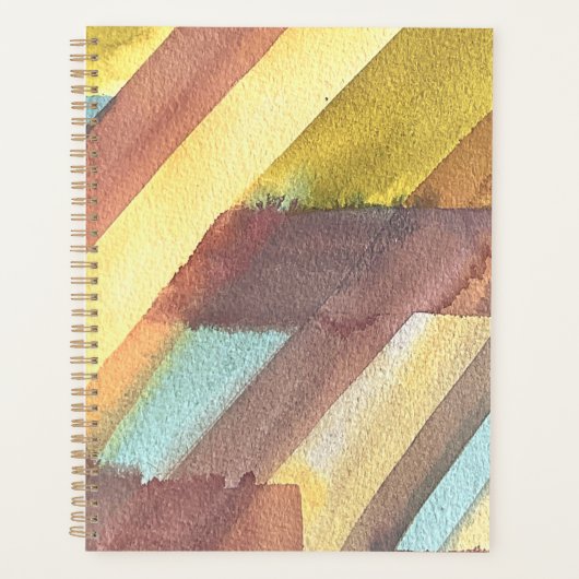 Abstrakter Wasserfarb-Geometrischer Hintergrund Planer (Vorderseite)
