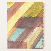 Abstrakter Wasserfarb-Geometrischer Hintergrund Planer (Rückseite)