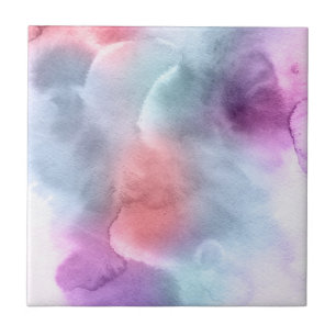 Abstrakter Wasserfarbe-Hintergrund handgemalt 10 Fliese
