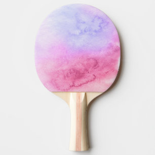 Abstrakter Wasserfarbe-Hintergrund handgemalt 11 Tischtennis Schläger