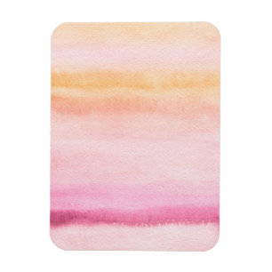 Abstrakter Wasserfarbe-Hintergrund handgemalt 4 Magnet
