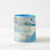 abstrakter Wasserfarbe-Kaffeebecher Tasse (Zentrum)