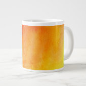 Abstrakter Wasserfarben, handgestrichener Hintergr Jumbo-Tasse (Vorderseite Rechts)