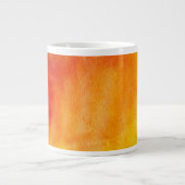 Abstrakter Wasserfarben, handgestrichener Hintergr Jumbo-Tasse (Vorderseite)