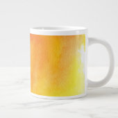 Abstrakter Wasserfarben, handgestrichener Hintergr Jumbo-Tasse (Rechts)