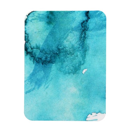 Abstrakter Wasserfarben-Hintergrund, handgemalt 2 Magnet (Vertikal)