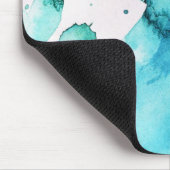 Abstrakter Wasserfarben-Hintergrund handgemalt 2 Mousepad (Ecke)