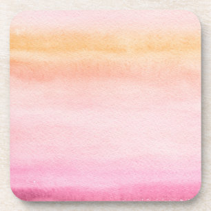 Abstrakter Wasserfarben-Hintergrund handgemalt 4 Untersetzer