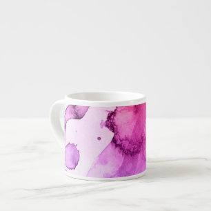Abstrakter Wasserfarben-Hintergrund, handgemalt 5 Espressotasse