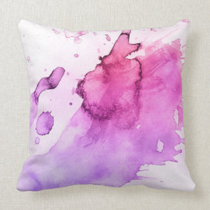 Abstrakter Wasserfarben-Hintergrund, handgemalt 5 Kissen
