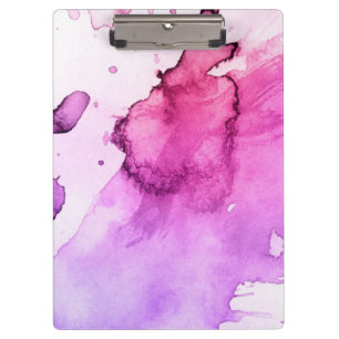 Abstrakter Wasserfarben-Hintergrund, handgemalt 5 Klemmbrett