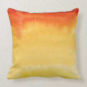 Abstrakter Wasserfarben-Hintergrund, handgemalt. Kissen