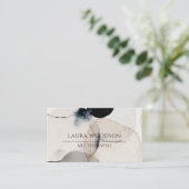 Abstrakter Wasserfarben-Kunsttherapeut Visitenkarte (Stehend Vorderseite)