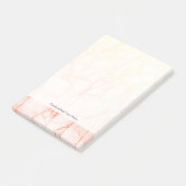 abstrakter Wasserfarben Post-it Klebezettel (angewinkelt)