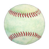 Abstrakter Wasserfarbenhintergrund 2 Baseball (Rückseite)