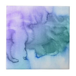 Abstrakter Wasserfarbenhintergrund, handgemalt 6 Fliese