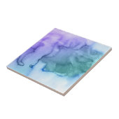 Abstrakter Wasserfarbenhintergrund, handgemalt 6 Fliese (Seite)
