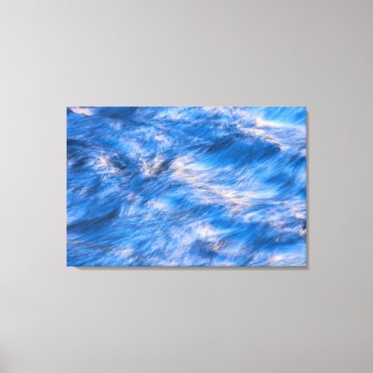 Abstrakter Wasserfluss Leinwanddruck (Vorderseite)