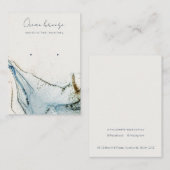 Abstrakter Wasserhornsieb Visitenkarte (Vorne/Hinten)