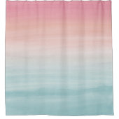 Abstrakter Watercolor Beach Traum Nr. 1 Duschvorhang (Vorderseite)