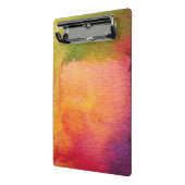 Abstrakter Watercolor gemalter Hintergrund Mini Klemmbrett (Gewinkelt2)