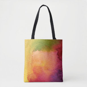 Abstrakter Watercolor gemalter Hintergrund Tasche