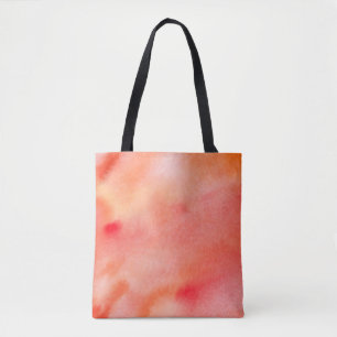 Abstrakter Watercolor-Hintergrund - Orange Tasche