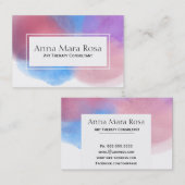 *~* abstrakter Watercolor-künstlerische Therapie Visitenkarte (Vorne/Hinten)