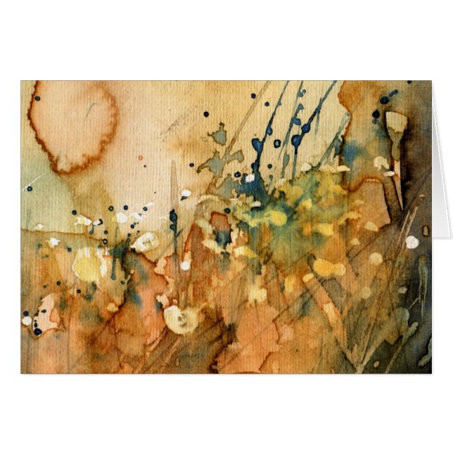 Abstrakter Watercolor und alter Hintergrund (Vorderseite (Horizontal))