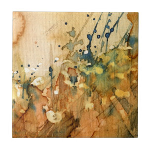 Abstrakter Watercolor und alter Hintergrund Fliese