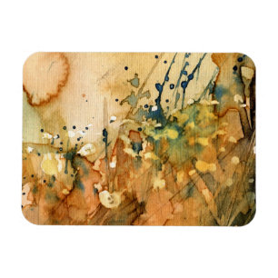 Abstrakter Watercolor und alter Hintergrund Magnet