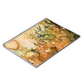 Abstrakter Watercolor und alter Hintergrund Notizblock (Linke Seite)