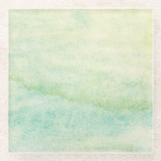 Abstrakter Watercolorhintergrund 2 Glasuntersetzer (Vorderseite)