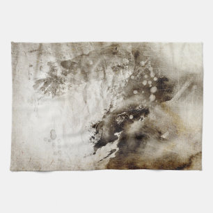Abstrakter Watercolorhintergrund auf Grungepapier Handtuch