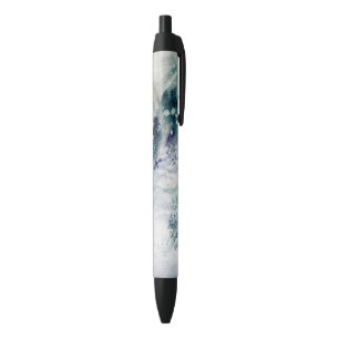 Abstrakter Watercolorhintergrund auf Grungepapier Kugelschreiber