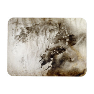Abstrakter Watercolorhintergrund auf Grungepapier Magnet