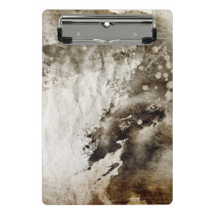 Abstrakter Watercolorhintergrund auf Grungepapier Mini Klemmbrett