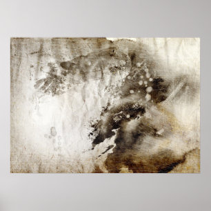 Abstrakter Watercolorhintergrund auf Grungepapier Poster