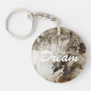 Abstrakter Watercolorhintergrund auf Grungepapier Schlüsselanhänger